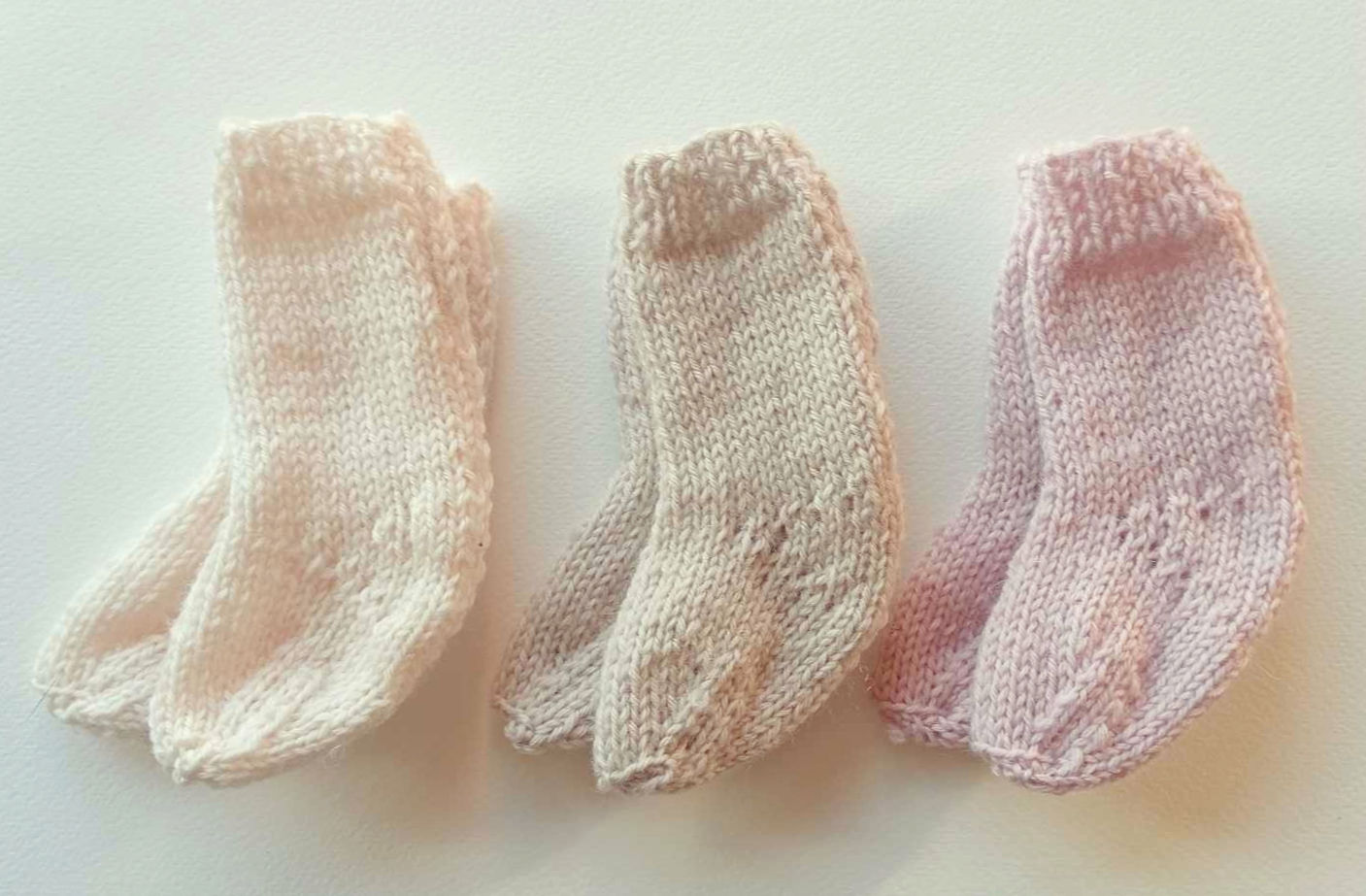 Handknitted Merino Wool Baby Socks