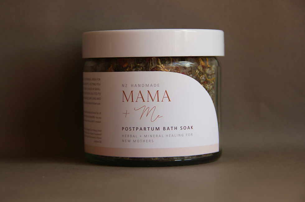 Thumbnail: Natural postpartum bath sitz blend with, essential oils, and dried herbs for healing and relaxation after childbirth