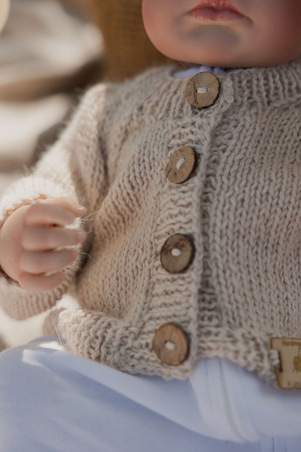 0- 3 mths 100% Baby Alpaca Cardigan