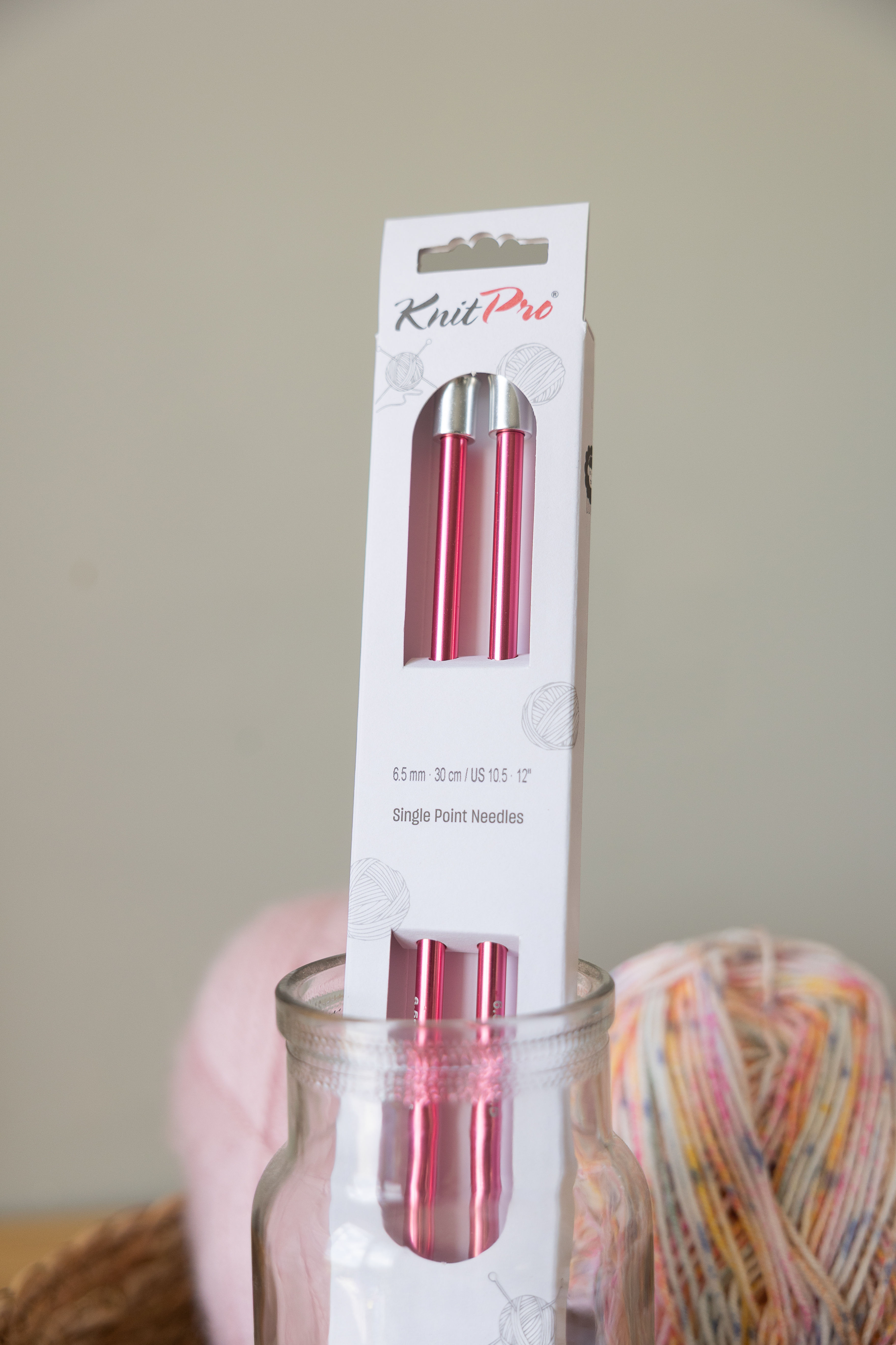 Zing 6.5mm Single Pointed Knitting Needles  30cm