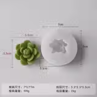 Succulent Cactus Plant Mold