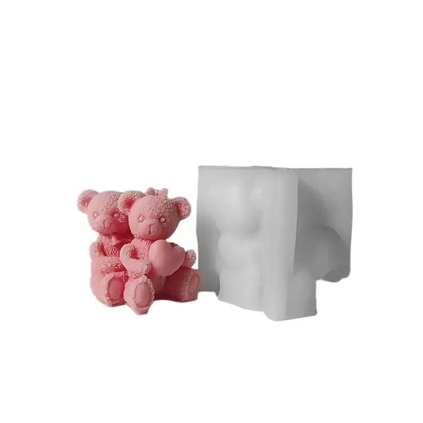 Teddy Couple Mould