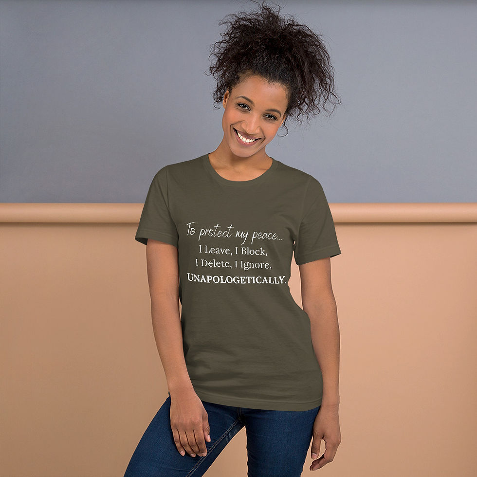 Thumbnail: Short-Sleeve Unisex T-Shirt - Protect My Peace 