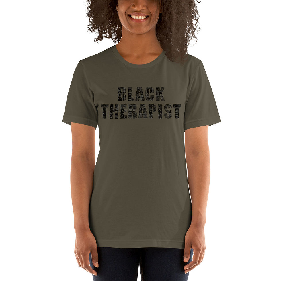 Thumbnail: Short-Sleeve Unisex T-Shirt - Black Therapist