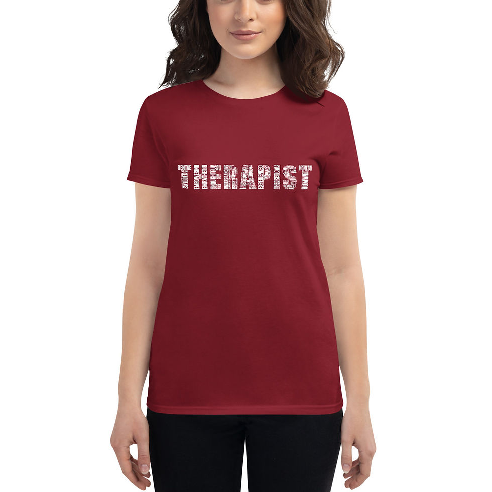 Thumbnail: Women's Fashion Fit T-Shirt - Therapist