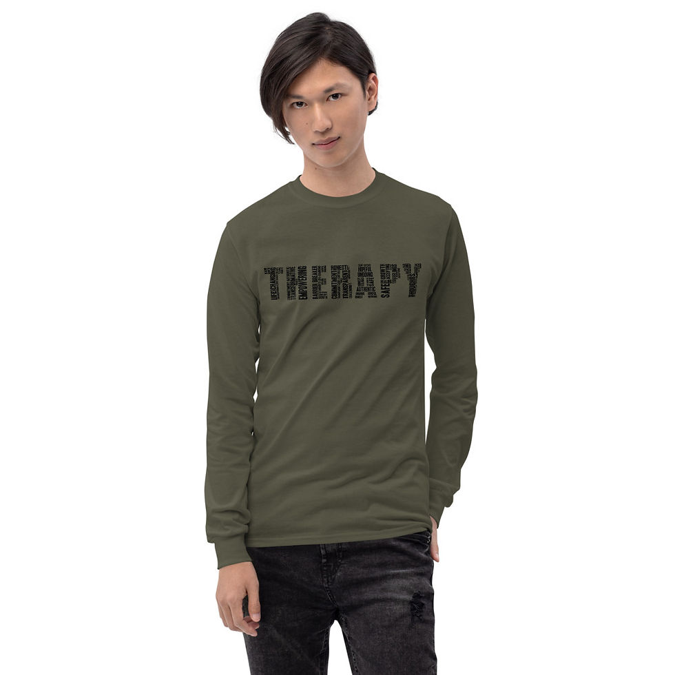 Thumbnail: Unisex Long Sleeve Shirt - Therapy