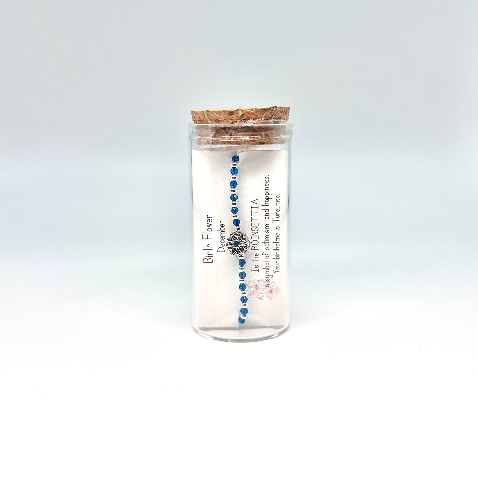 Thumbnail: Birth Flower Bracelet December