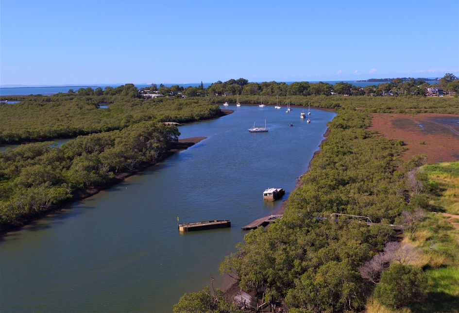 Tingalpa Creek to Moreton Bay Brisbane Australia Environmental Monitoring