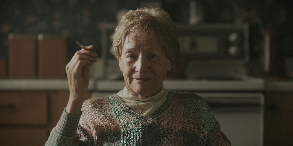 Anne looking directly at Mary