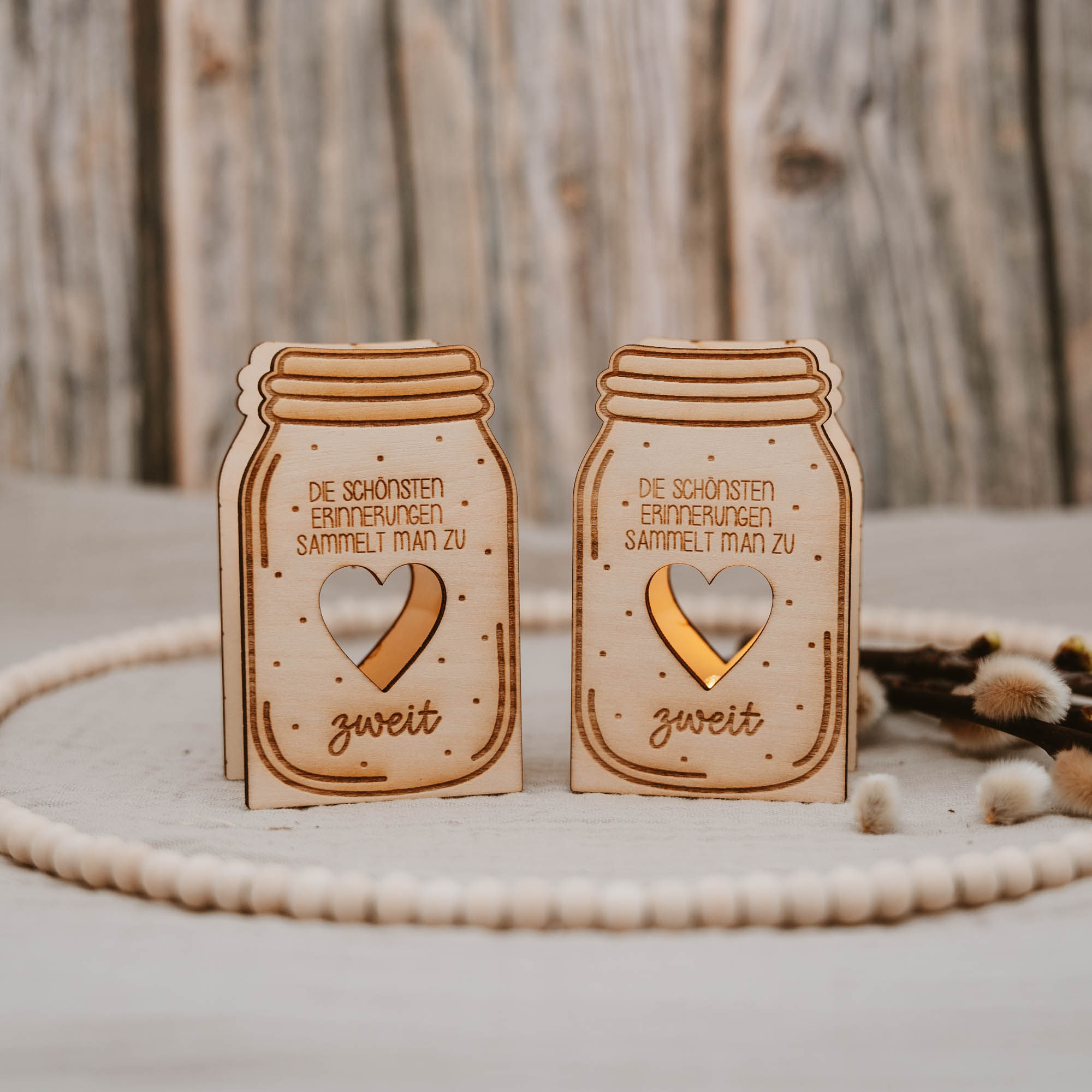 Ballonlicht Marmeladenglas