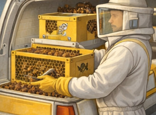 Traslado de abejas
