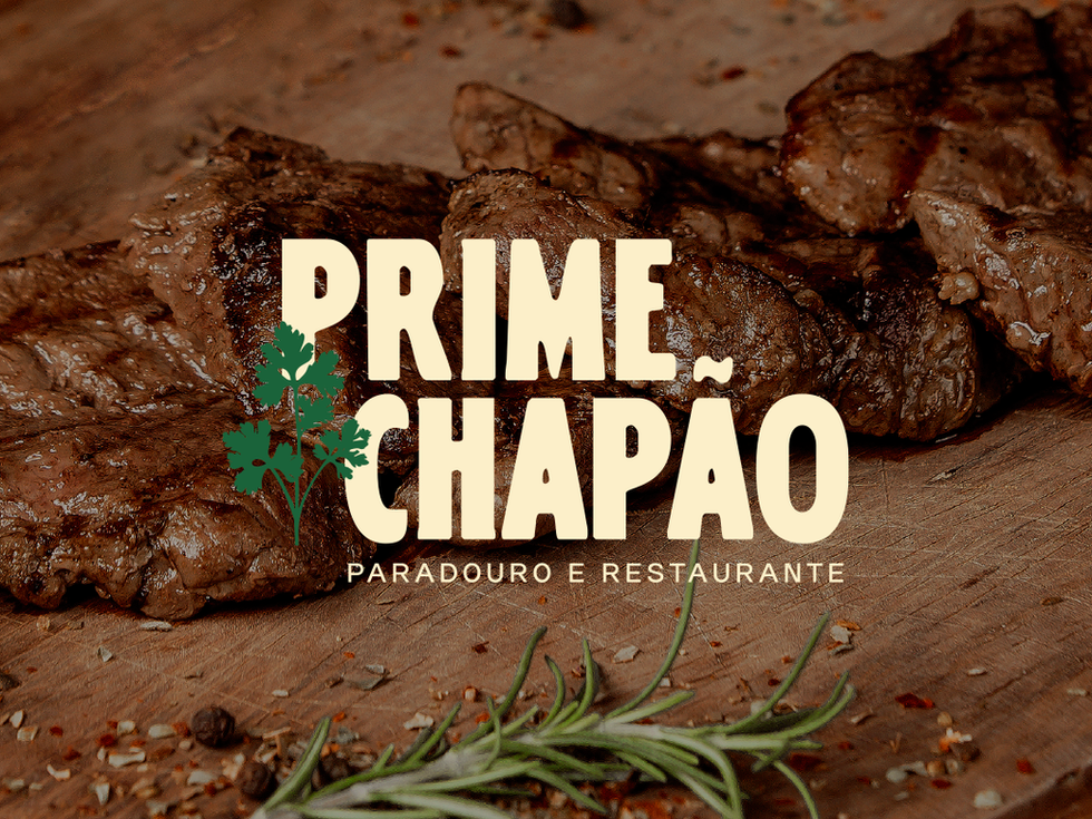 Desenvolvimento da identidade visual do Prime Chapão, unindo elementos da cultura gaúcha, gastronomia e fogo. A capa sintetiza o posicionamento da marca: tradição, sabor e personalidade forte.