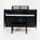 Thumbnail: Black Spinet Piano – 1/6 Scale for Doll Dioramas