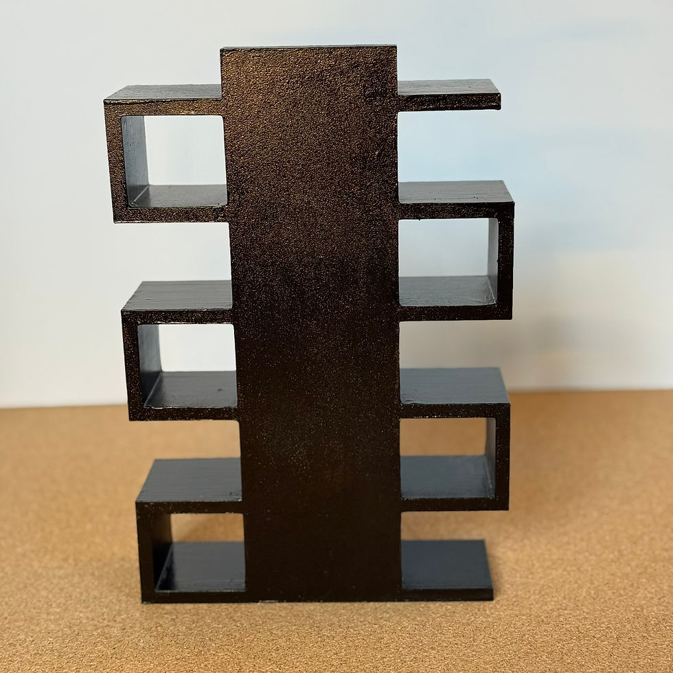 Thumbnail: Retro Dark Brown Shelf – 1/6 Scale for Doll Dioramas