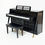 Thumbnail: Black Spinet Piano – 1/6 Scale for Doll Dioramas