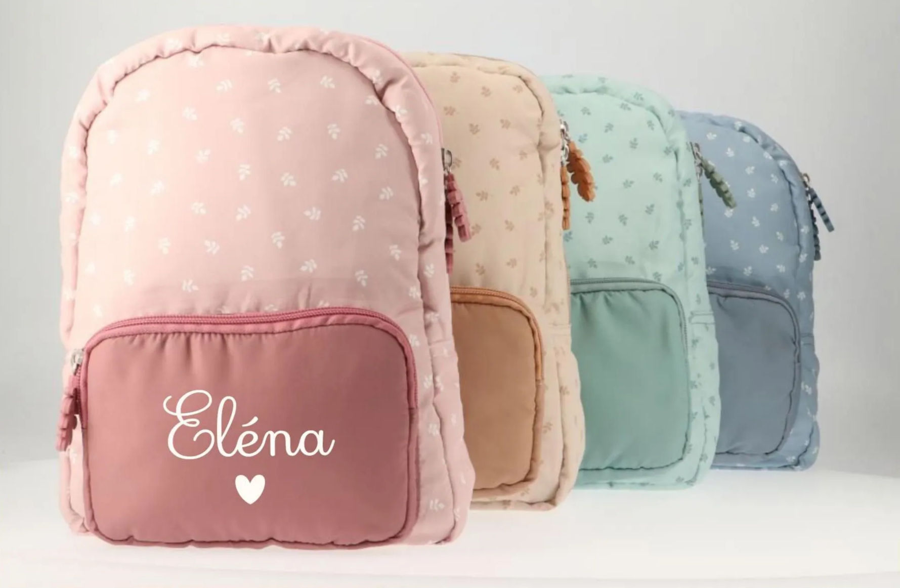 Sac à dos maternelle - Sac à dos matelassé - Sac à dos enfant personnalisable