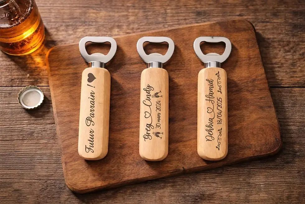 Miniatura: Décapsuleur personnalisé / Cadeau collègues-Idée originale amoureux-Anniversaire