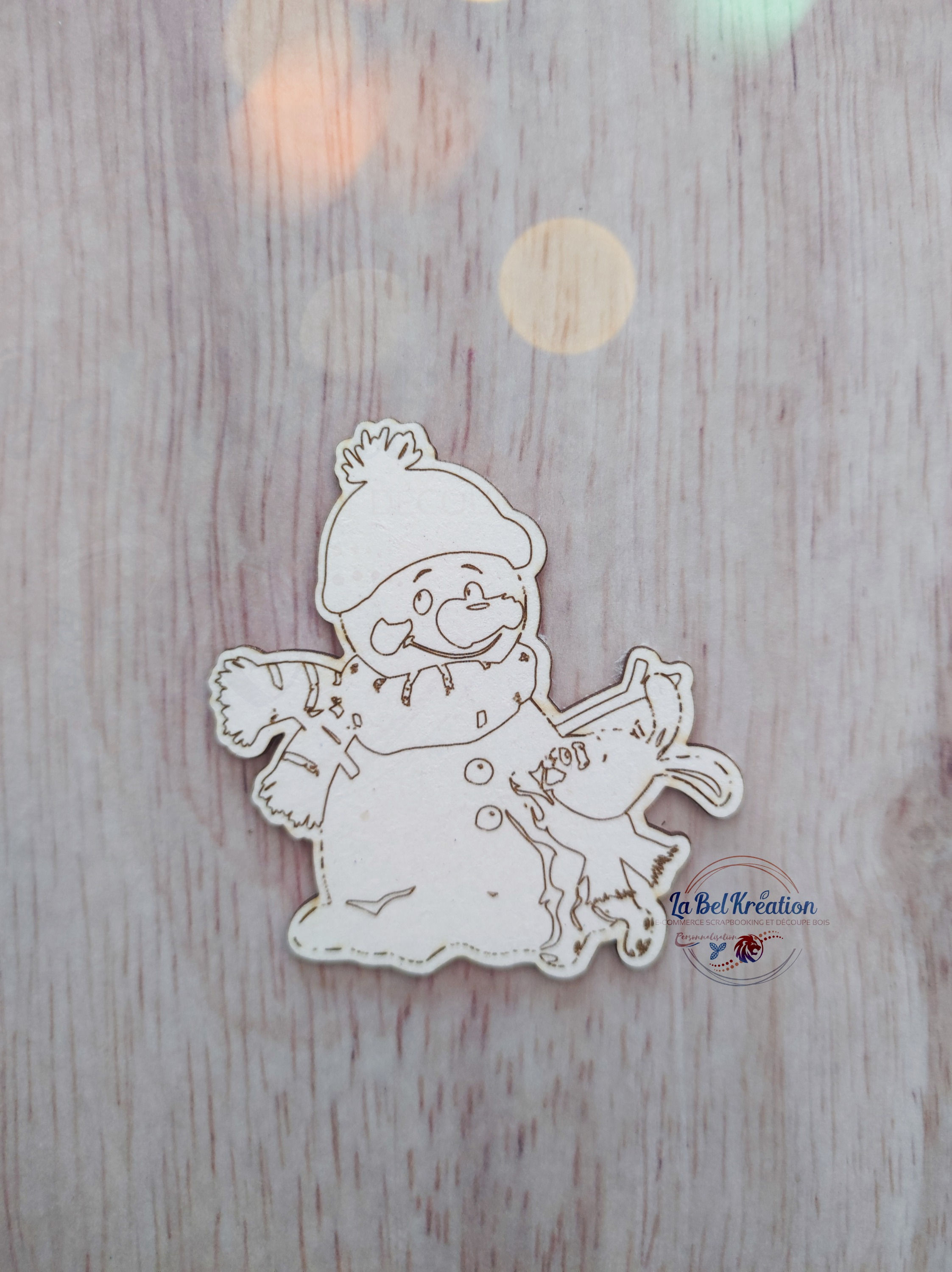 Découpe "Bonhomme de neige"