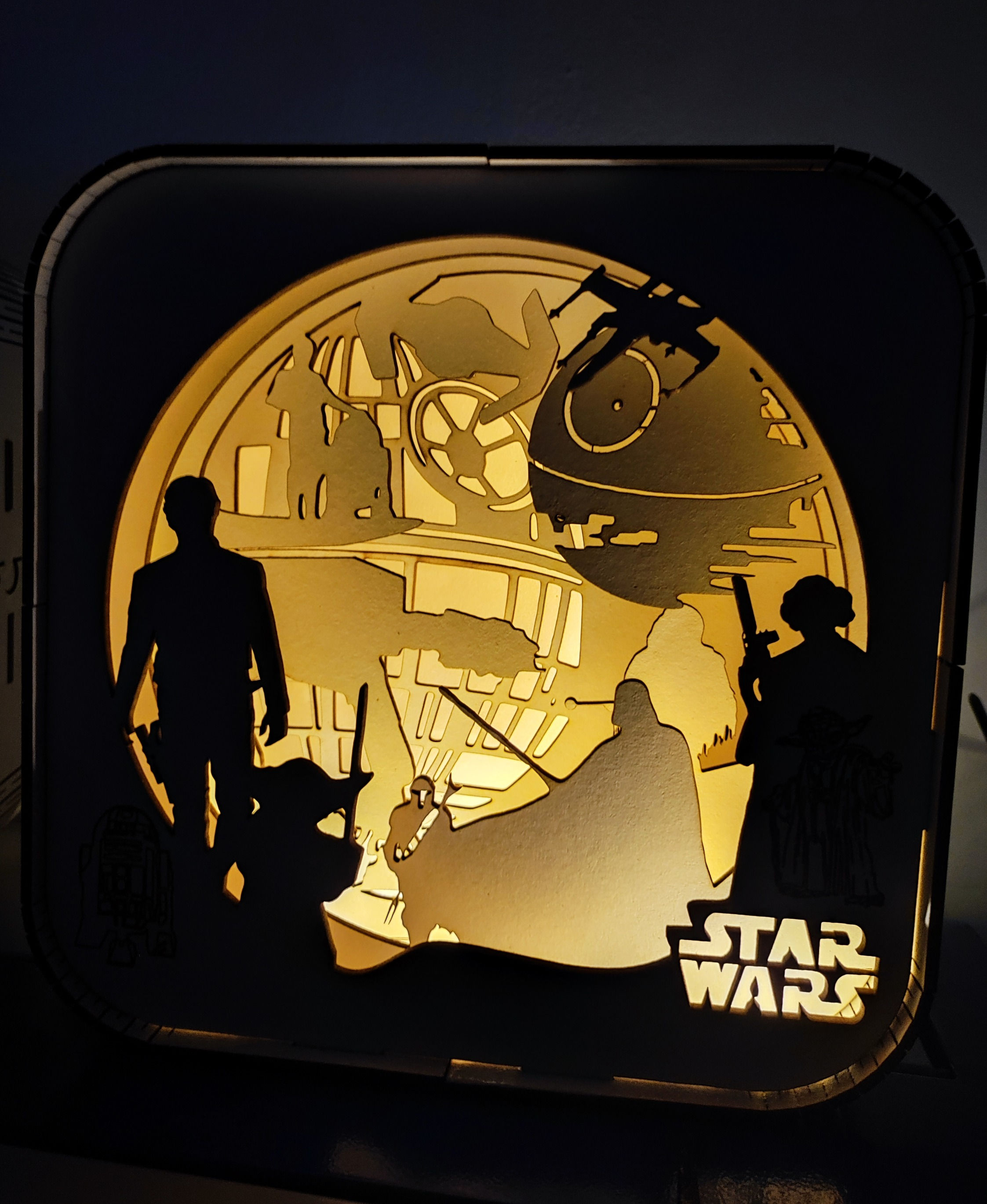 Light box Starwars 21cm