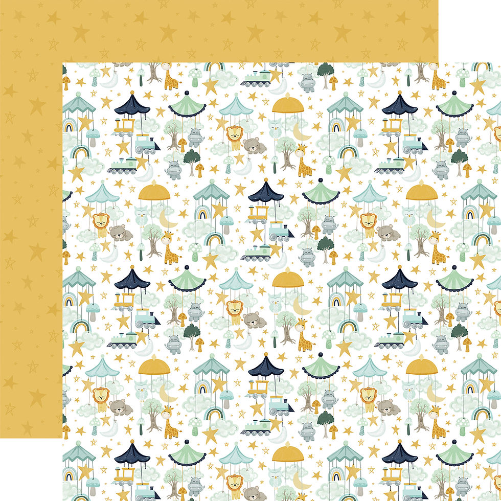 サムネイル： ENSEMBLE DE PAPIER 30,5X30,5cm - It's a Boy - Echopark