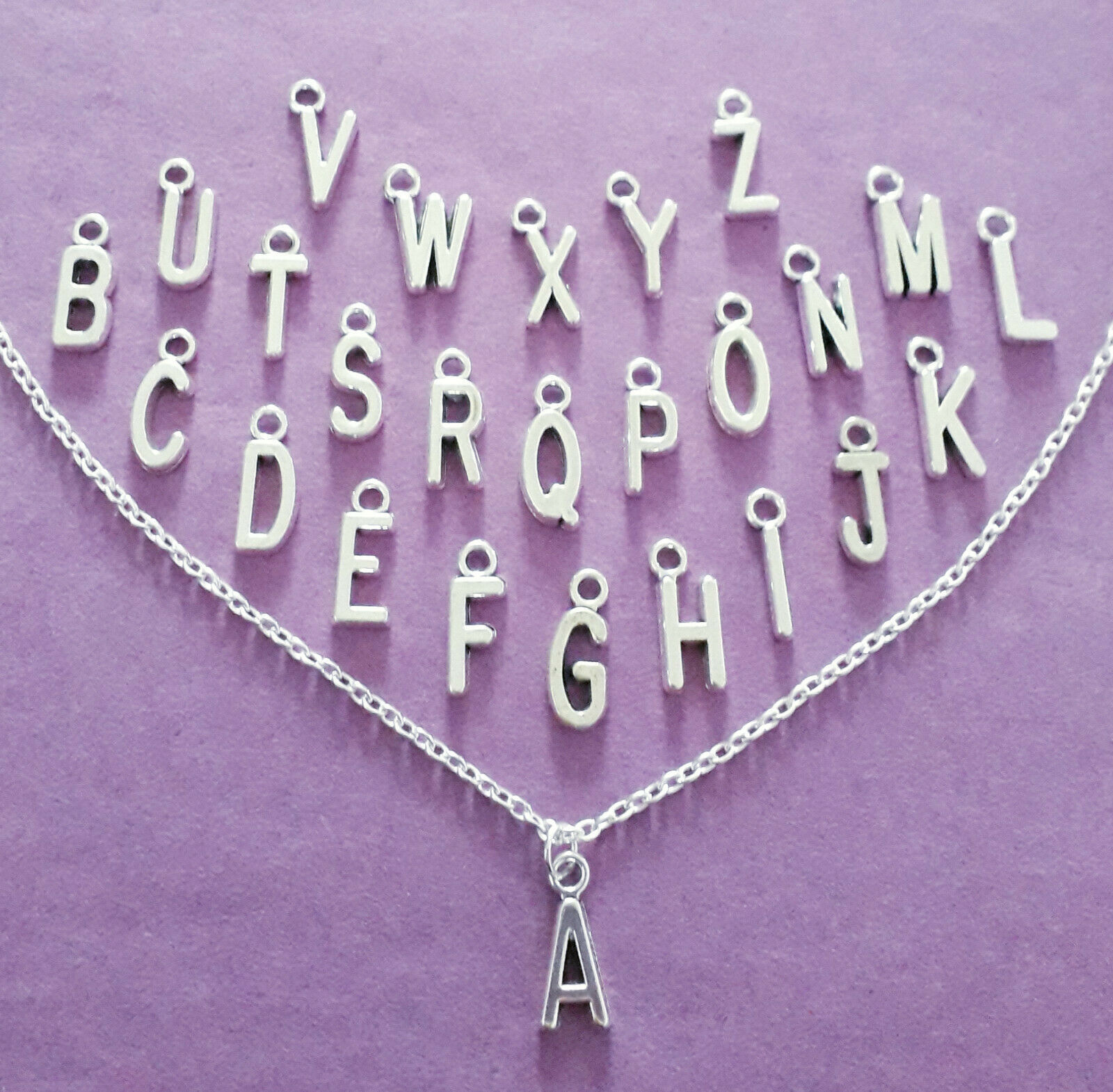 letter necklace