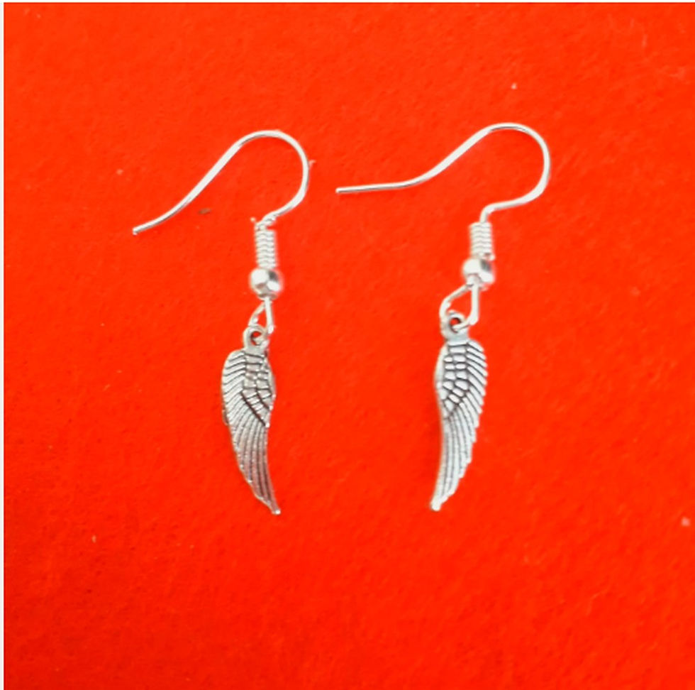 wing earrings