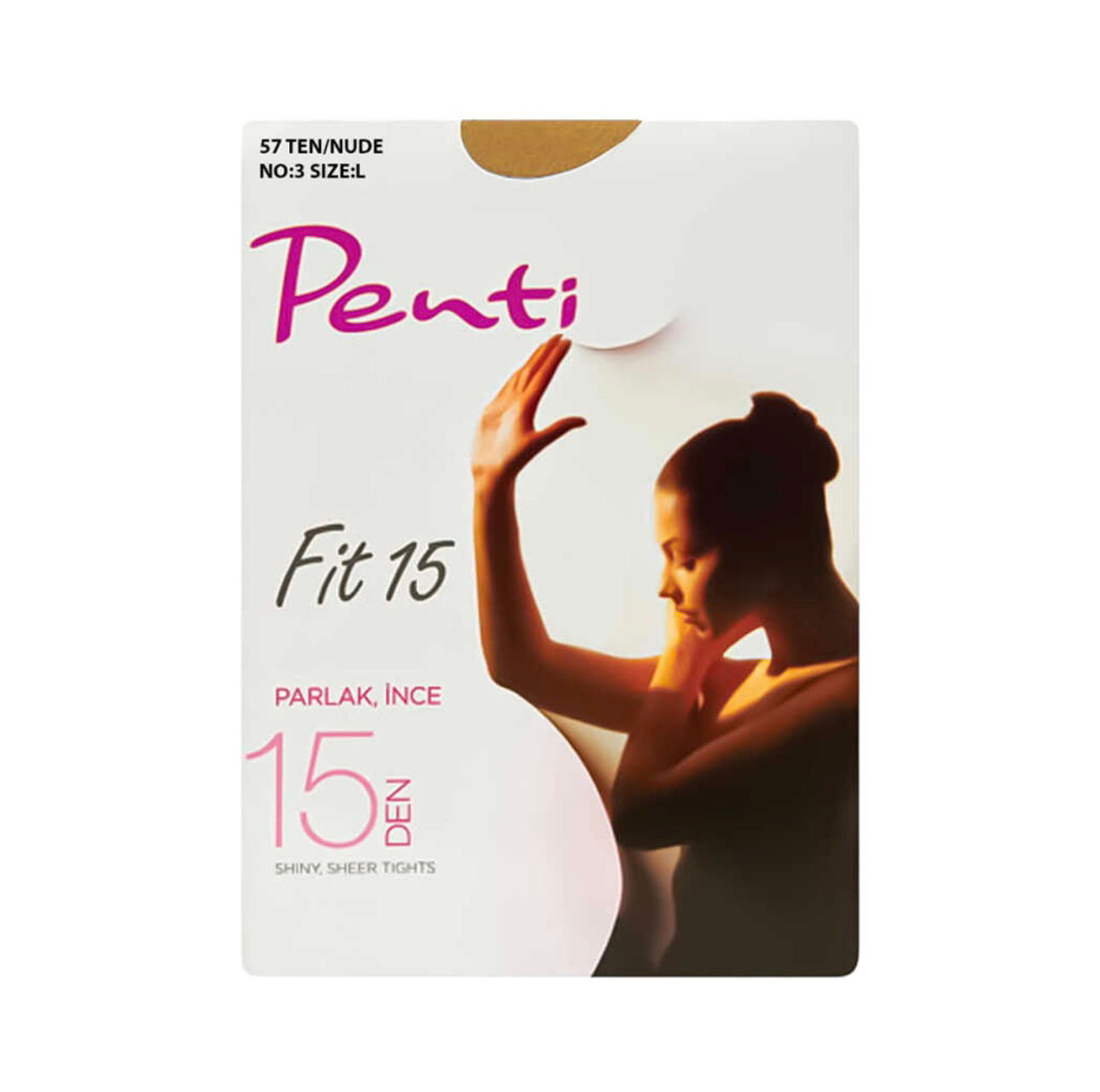 Penti Fit Parlak Ten 15 Den Külotlu Çorap (No: 3)