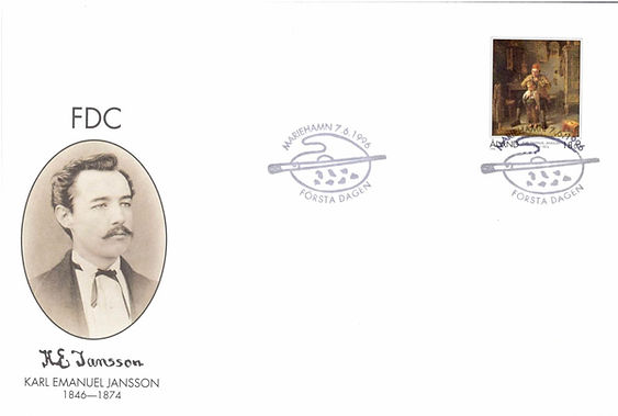 Karl Emanuel Johansson Boy getting his hair cut