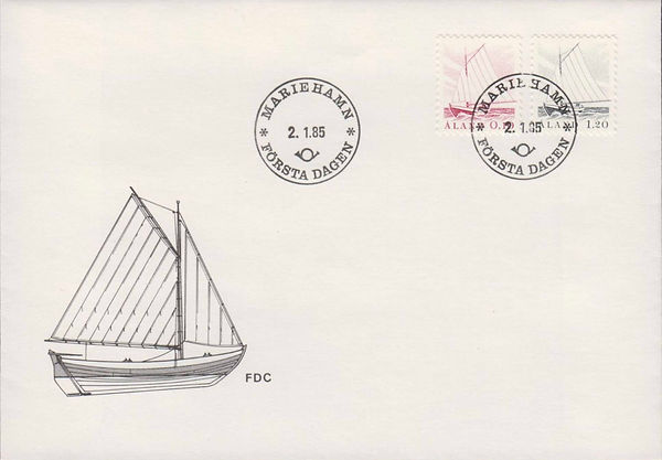 FDC: Eckerö fishing boat