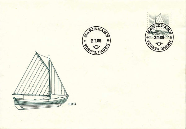 FDC: Eckerö fishing boat