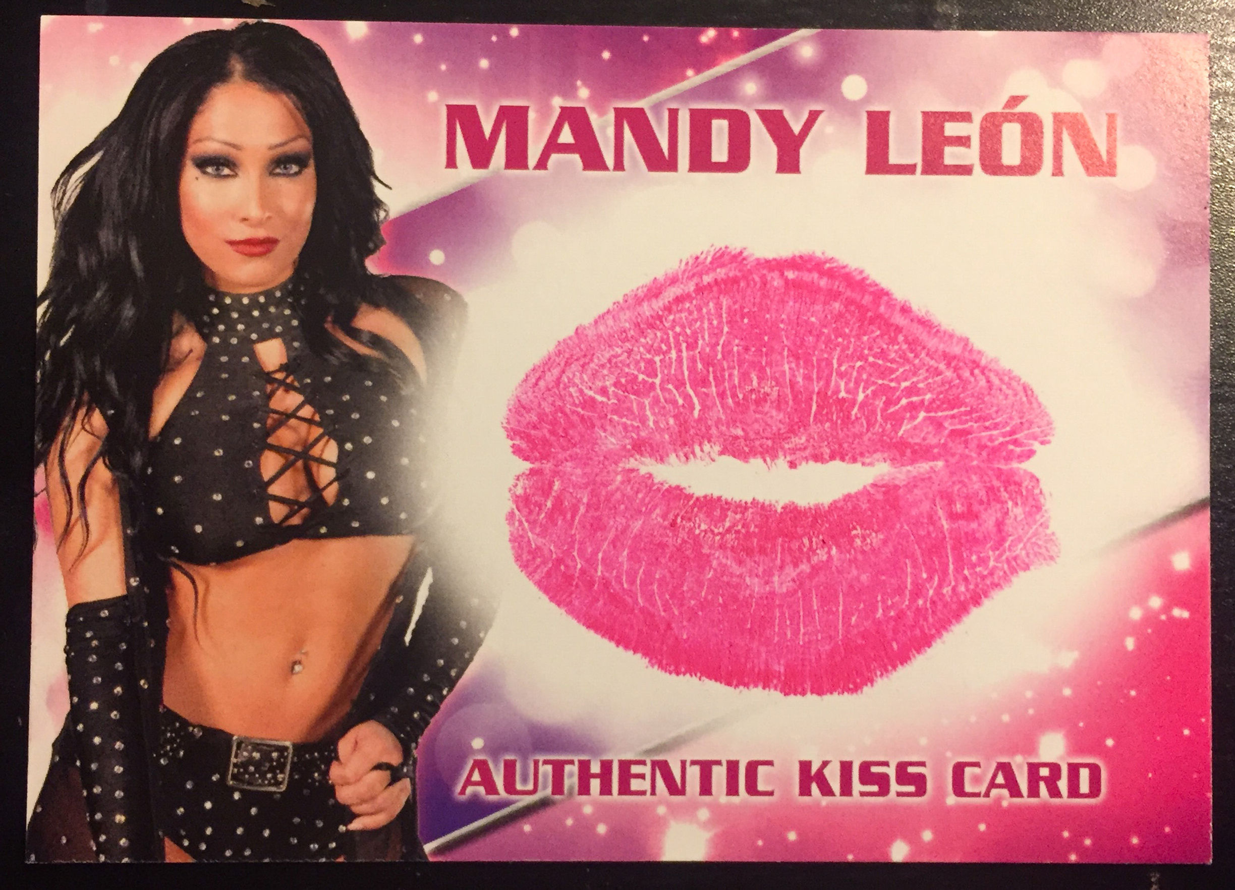 Mandy Leon Kiss Cards