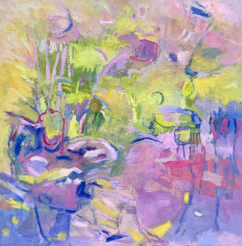 Finding a Way - 30 x 30 inches, oil on canvas