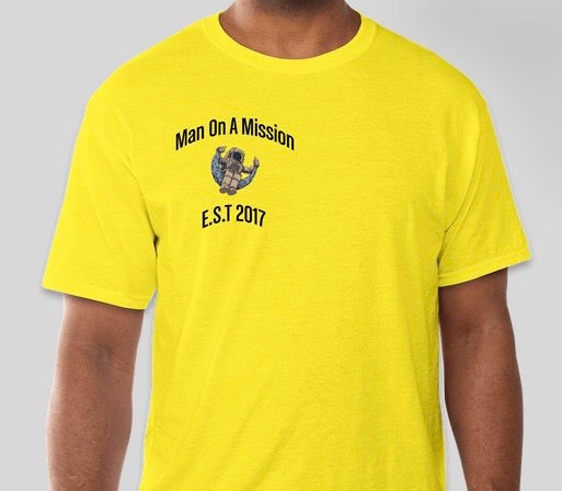 Ladies Man On A Mission Logo T-Shirt