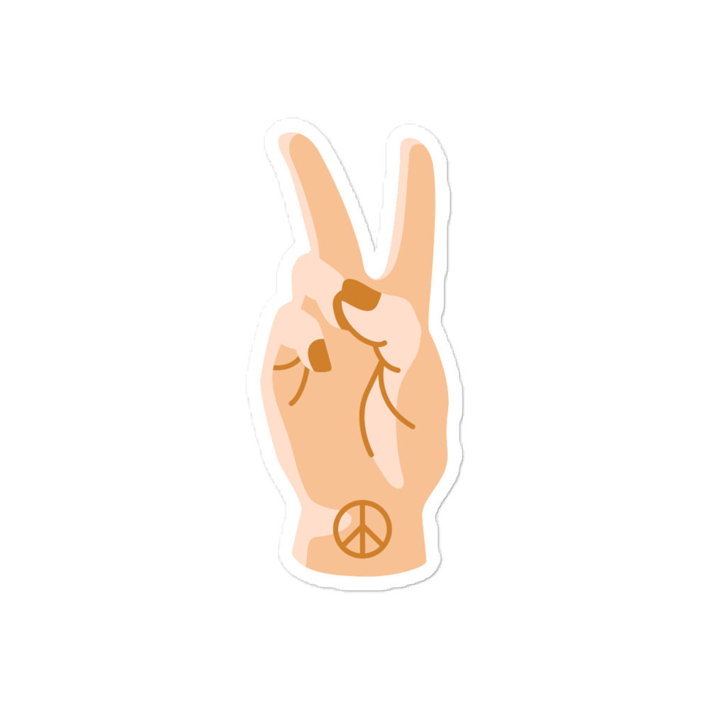 Peace Sign | Bubble-free vinyl stickers