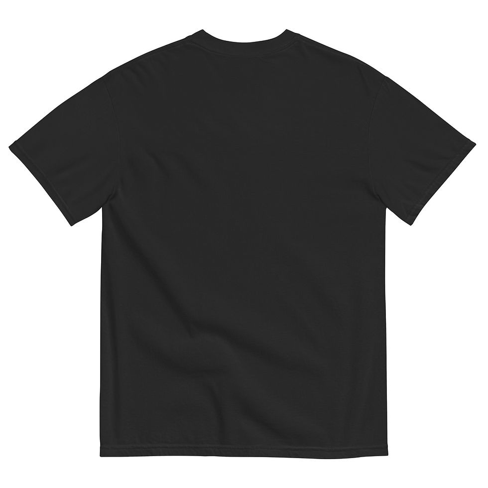 Miniature : T-shirt unisexe épais teint en pièce