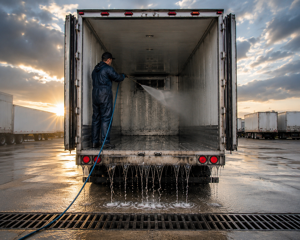 Trailer washout