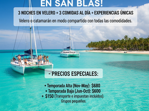 Promoción en san blas 3 días 3 noches