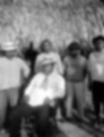 Nele Kantule, gestor de la Revolución guna, junto con otros gunas. (Foto de 1927)