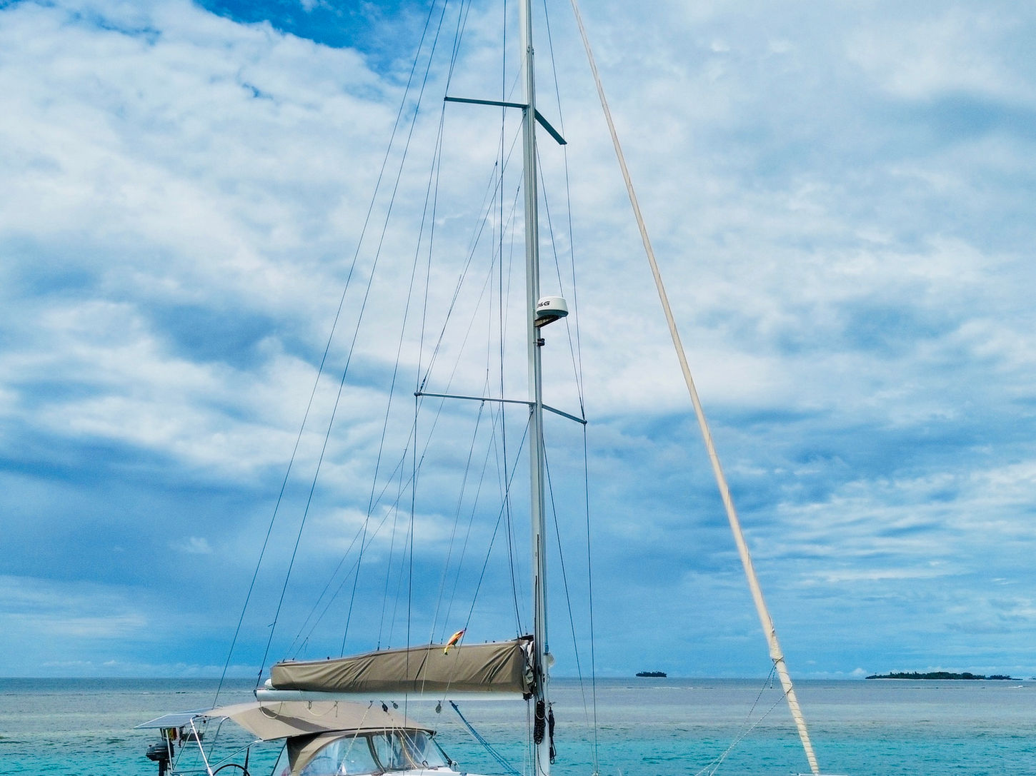 velero en las islas de san blas