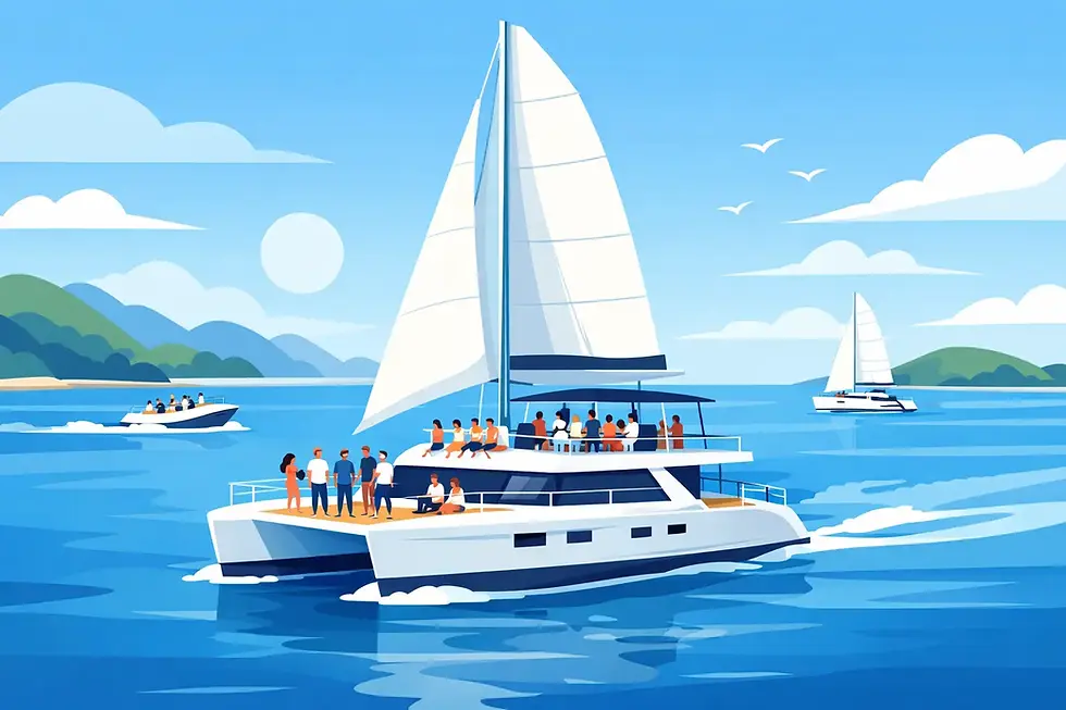 Mejores catamaranes en San Blas para grupos grandes