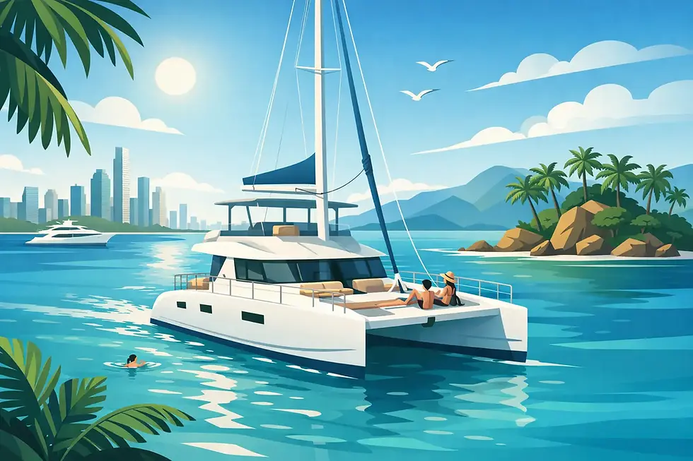 Private Catamaran Panama: lujo real en el mar