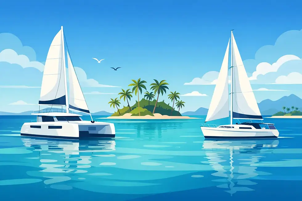 Catamaran o velero San Blas: qué elegir