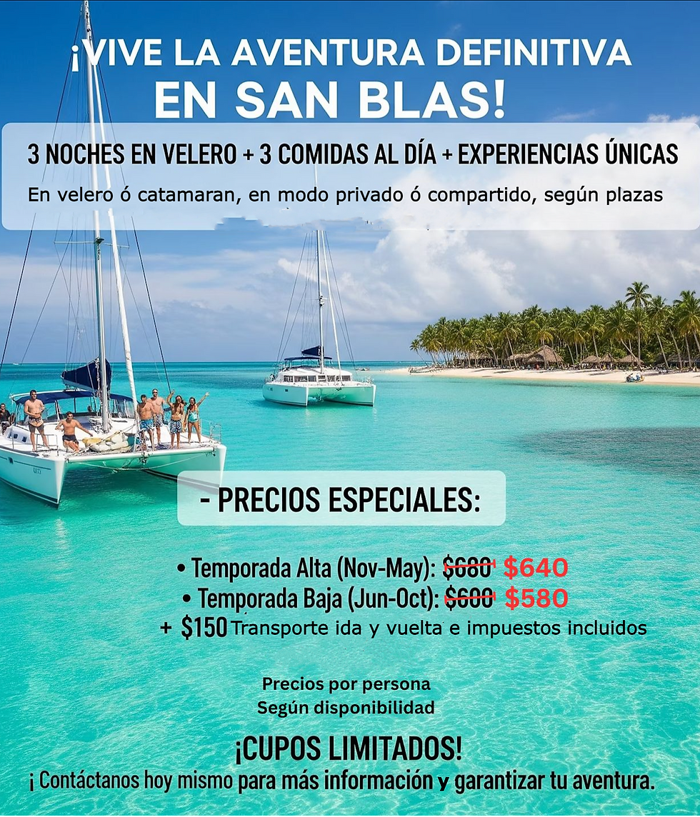 Oferta em San Blas Panamá