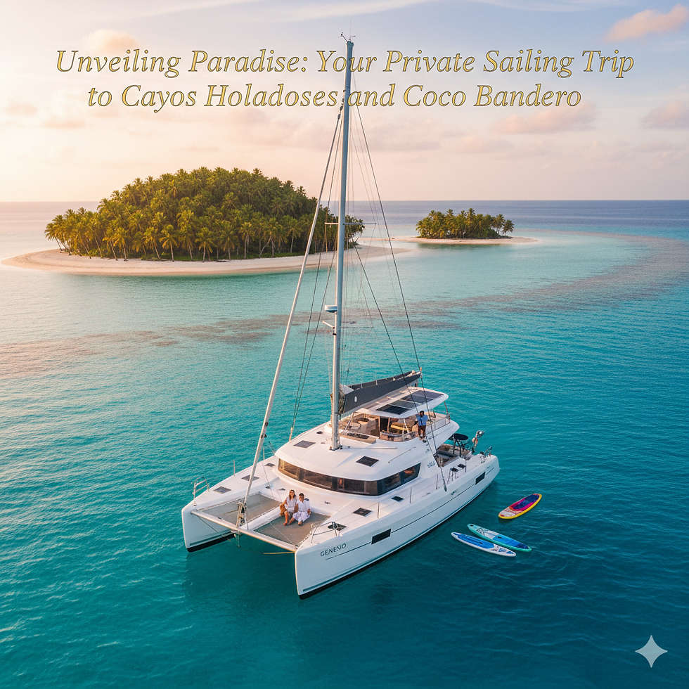 Your Private Sailing Trip to Cayos Holandeses and Coco Bandero