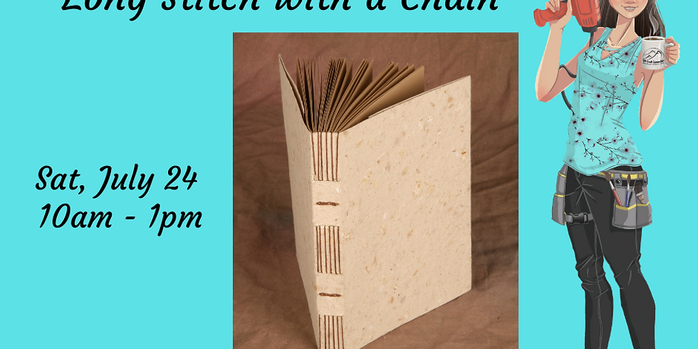 Bookbinding - Long Stitch with a Chain