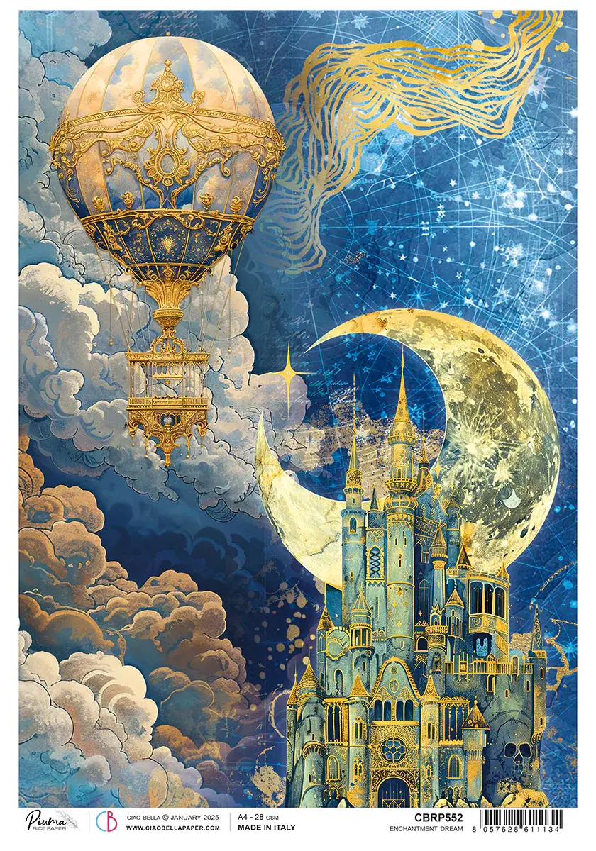 Ciao Bella A4 Rice Paper - Enchantment Dream CBRP552
