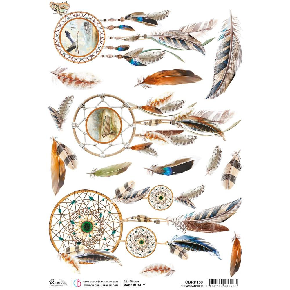 Ciao Bella A4 Rice Paper - Dreamcatcher , CBRP159