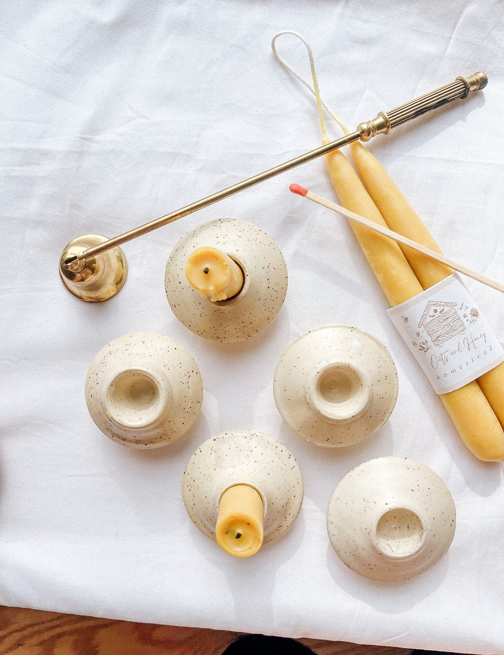 Thumbnail: Fluted Candle Holders By Stages Creative Designder