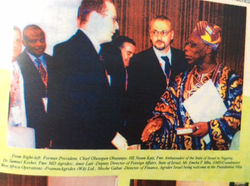 EX Nigerian President - Olusegun Obasanjo, Amb. of Israel - Noam Katz, Dr Samuel Keshet & Emeka Mba