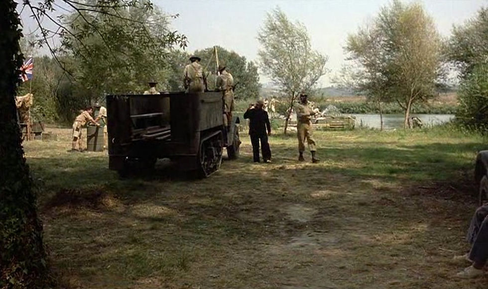 Campo MIlitare Inglese presso il Tevere a Nazzano (Roma)?
